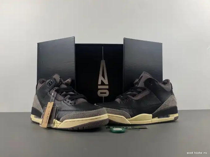 80% Off Sale A x Ma 3 Maniere Jordan Black Air FZ4811-001 0616